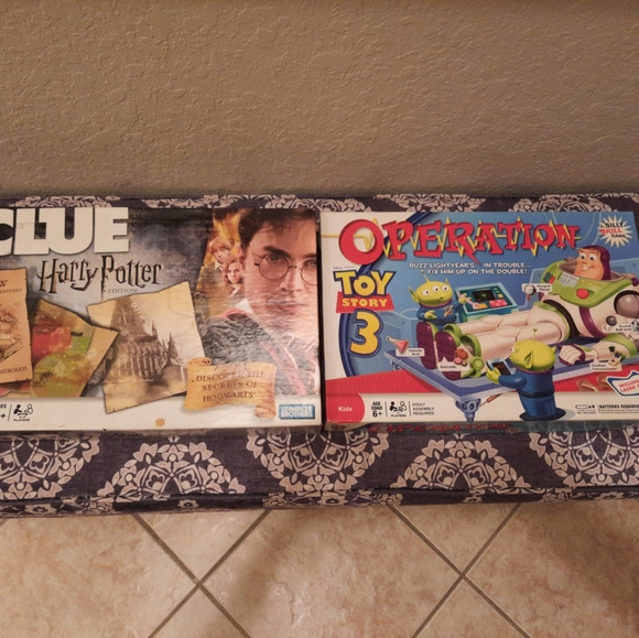 Board games. Like new. Priced each